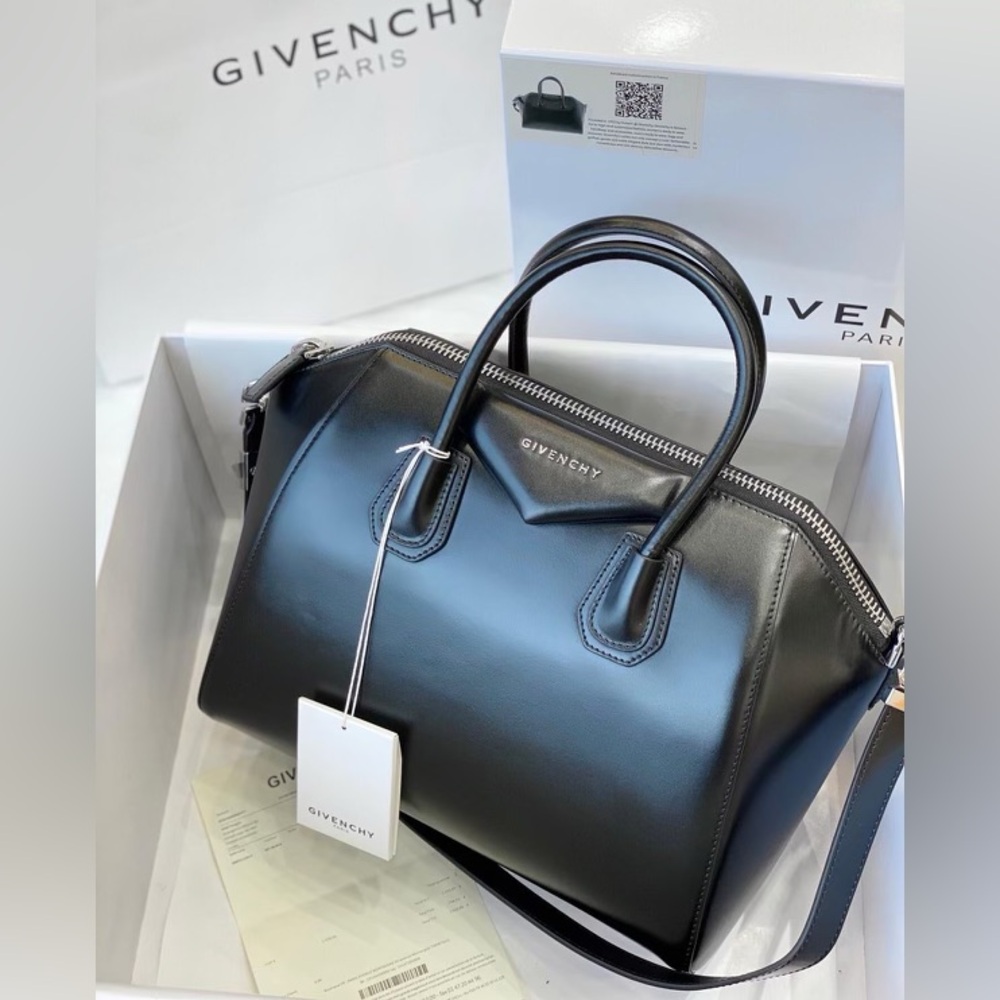 Givenchy Mini Antigona Black Leather Satchel